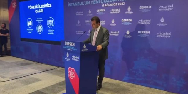 İmamoğlu İstanbul'un deprem riskini açıkladı: 318 bin binayı acilen yıkacağız!