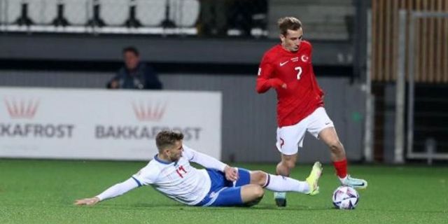 A Milli Takım, Faroe Adaları'na deplasmanda 2-1 mağlup oldu