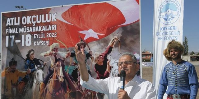 Kayseri'de atlı okçuluk rüzgarı esiyor