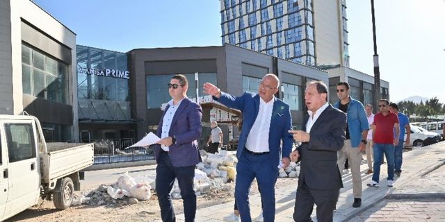 Manisa'nın simgesi olacak projenin AVM ayağına yakın mercek