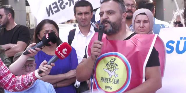 PTT çalışanlarının Ankara yürüyüşü başladı