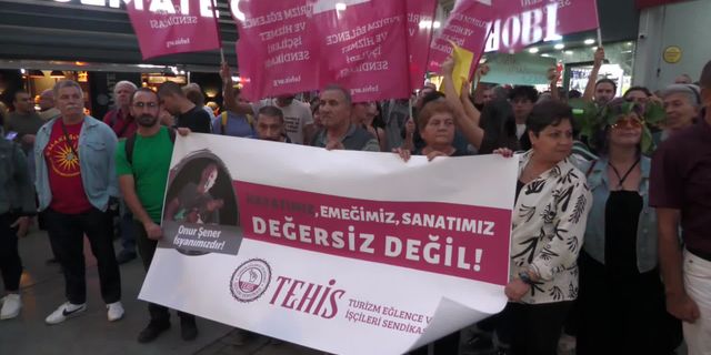 İzmir’de 'Onur Şener Cinayeti' protestosu: Güvencesiz iş ortamları müzisyenlerin kaderi olamaz