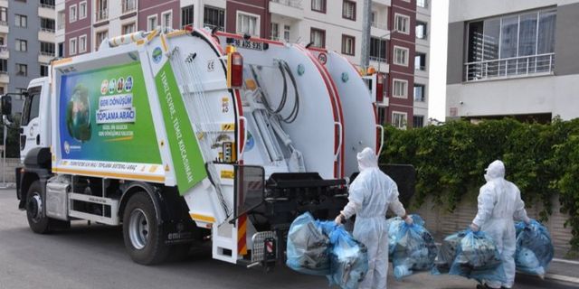 Kayseri'nin ilk geri dönüşüm aracı Kocasinan sokaklarında