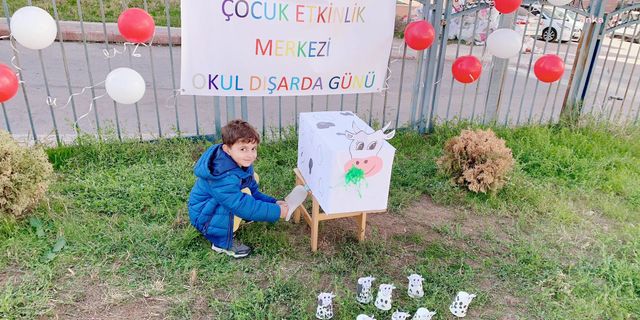 Ankara Büyükşehir’in Çocuk Etkinlik Merkezlerinde eğitimler açık havada yapıldı