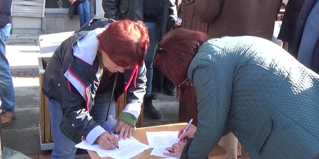 Edirne’de vatandaşlar millet bahçesine karşı imza kampanyası başlattı