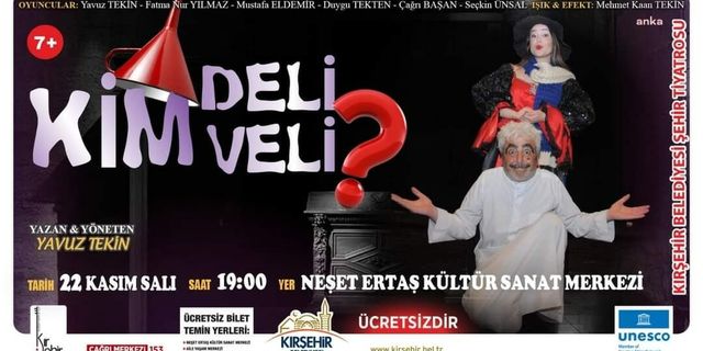 Kırşehir Belediyesi Şehir Tiyatrosu'nda yeni oyun