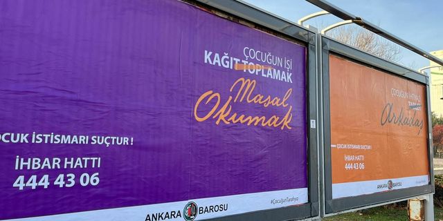 Ankara Barosu’ndan çocuk istismarına karşı farkındalık kampanyası