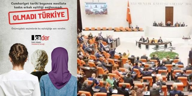 KA.DER "Olmadı Türkiye" dedi ve Cumhuriyet tarihi boyunca hiç kadın milletvekili seçmeyen 20 ili açıkladı