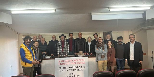 Karadeniz Ekoloji Toplantısı Ordu’da yapıldı