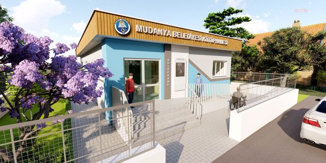 Mudanya Belediyesi'nden Siteler Mahallesi’ne kütüphane