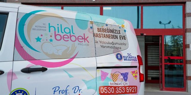 Kütahya'ya 'Hilal Bebek Taksi' geldi