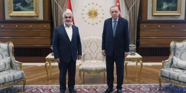 Erdoğan, HÜDA PAR Genel Başkanı Yapıcıoğlu'yla görüştü