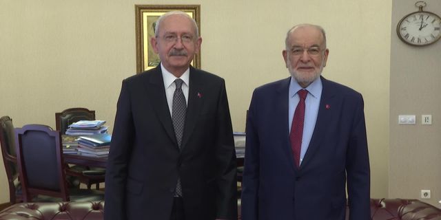 Kılıçdaroğlu ile Karamollaoğlu bir araya geldi