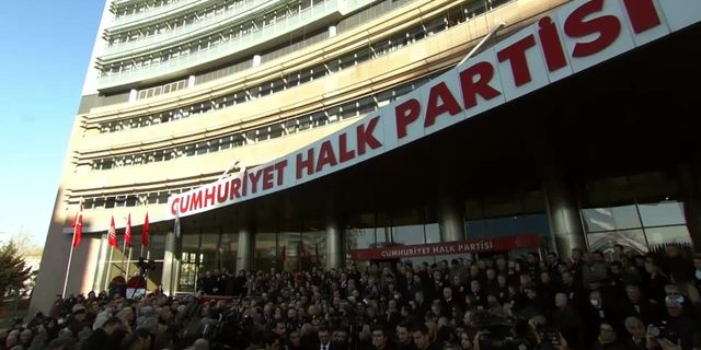 Baykal için CHP Genele Merkezi'nde tören