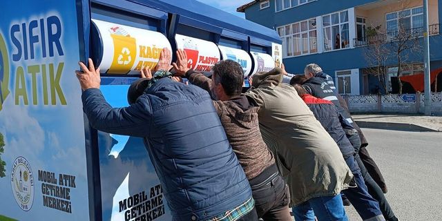 Saray Belediyesi'nden Ayaspaşa’ya Mobil Atık Getirme Merkezi
