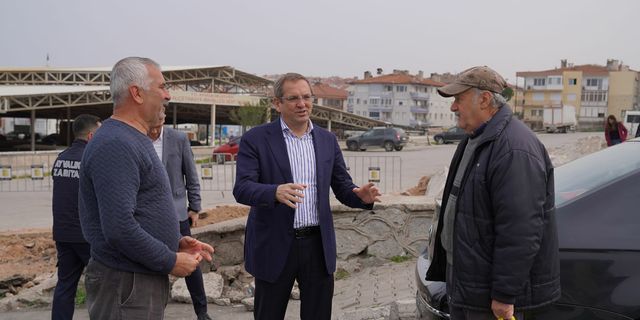 Ayvalık Belediyesi, Armutçuk Pazaryeri'nde 'Akıllı Kavşak' uygulaması başlatacak