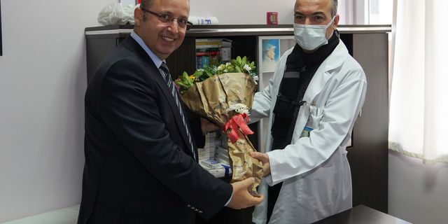 Beylikdüzü Belediye Başkanı Çalık, sağlık çalışanlarının bayramını kutladı