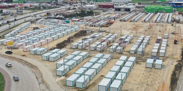 Hatay'da Konya'nın 349 konteyneri tamamlandı