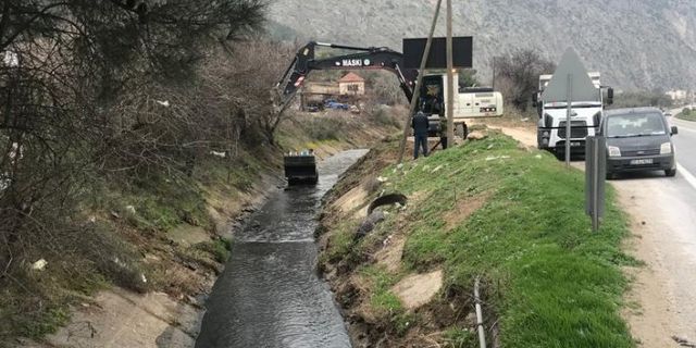 Manisa Şehzadeler'de taşkınlara karşı önlem