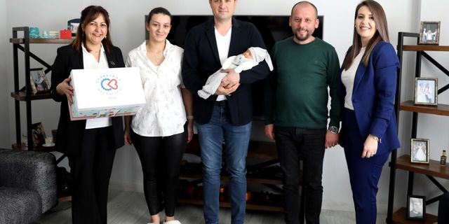 Çerkezköy Belediye Başkanı Akay’dan ‘Hoş Geldin Bebek’ ziyaretleri