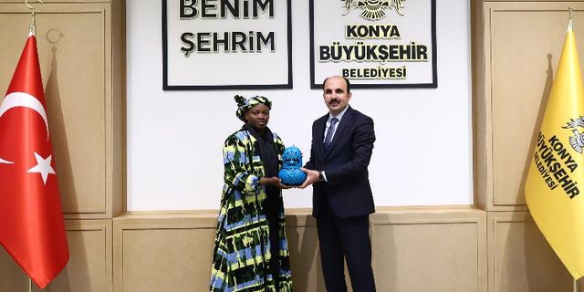 Uganda Büyükelçisi'nden Konya ziyareti
