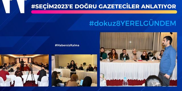25 kentten gazeteciler #Seçim2023 için bir araya geldi: Doğru bilgi ve doğru sonuç!