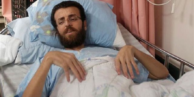Açlık grevindeki Filistinli gazeteci İsrail'in tahliye talebini reddetti
