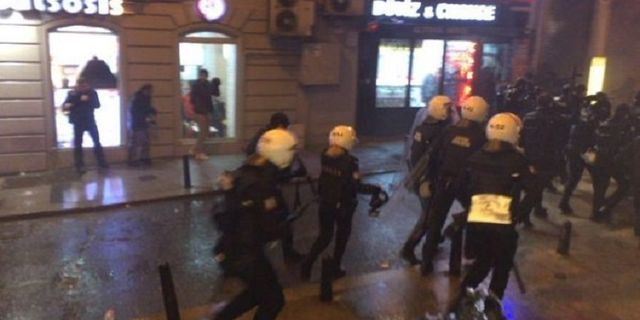 Taksim'deki 'Zulme karşı barış için ses çıkar' eylemine polis müdahale etti, 15 kişi gözaltına alındı