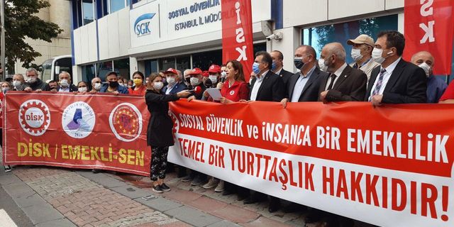Çerkezoğlu: Emeklilik maaşının alt sınırı asgari ücret olmalı