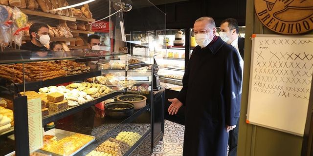 Erdoğan'ın fırın alışverişi: Alman çavdarlı, nohut mayalı ekmek aldı