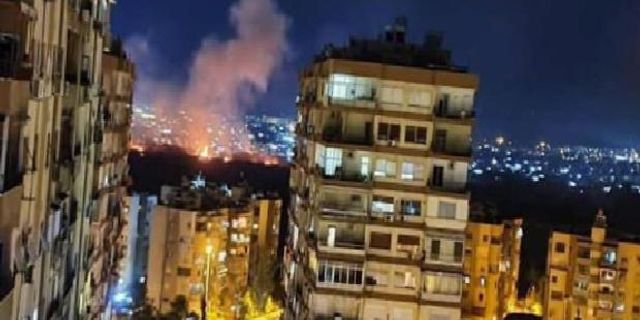 SANA duyurdu: İsrail Şam'ı bombaladı