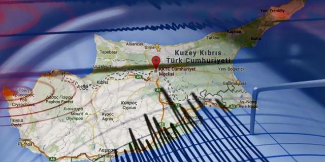 KKTC'de 5,0 Büyüklüğünde deprem