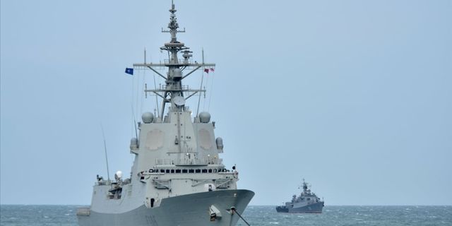NATO savaş gemileri ortak tatbikat için Gürcistan'da