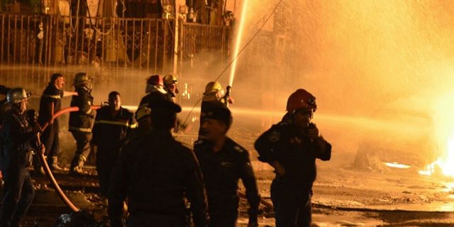 Bağdat'ta şiddetli patlama: Ölü ve yaralılar var