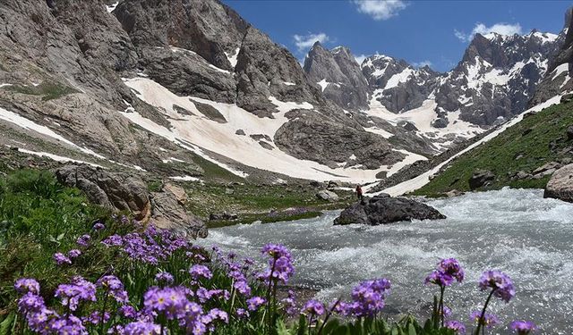 Hakkari dağlarındaki buzullar eriyor