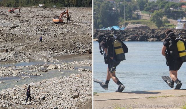 Sinop Ayancık'taki selde kaybolan 6 kişiyi arama çalışmaları devam ediyor