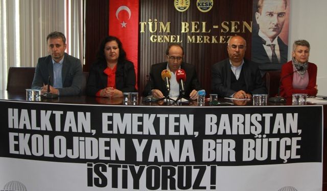 KESK: Savaşa değil barışa bütçe