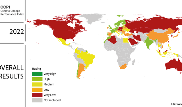İklim Değişikliği Performans Endeksi 2022: Hiçbir ülke tam uyumlu değil