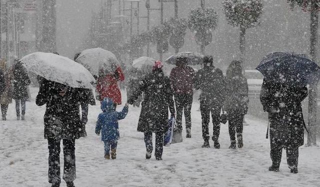 10 il için kuvvetli kar yağışı uyarısı