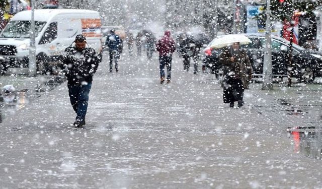 Meteoroloji'den yoğun kar yağışı uyarısı yapıldı