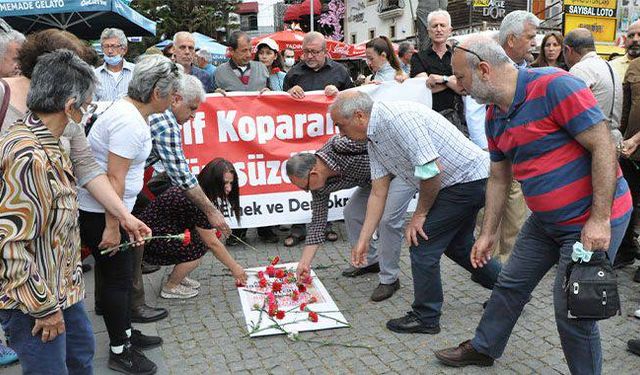 Antalya'da 1 Mayıs 1980’de öldürülen Arif Koparan vurulduğu yerde anıldı