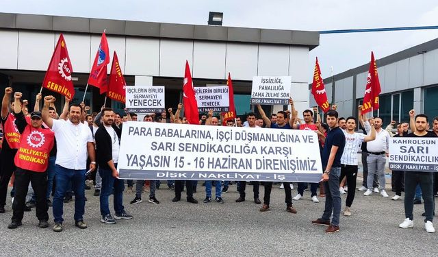 DİSK üyesi sendikalar 15-16 Haziran Direnişi'nin 52'nci yıl dönümünde anma etkinliği düzenledi