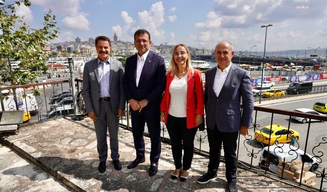 Atakum Belediye Başkanı Deveci, İBB Başkanı İmamoğlu ile buluştu