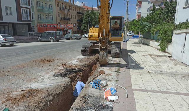 Kırşehir Belediye Başkanı Ekicioğlu çalışmaları yerinde inceledi.