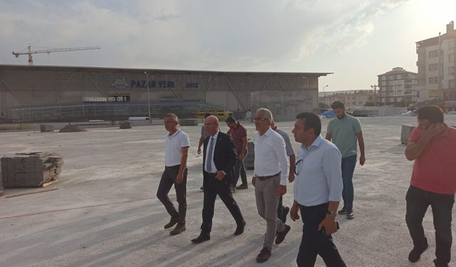 Kırşehir Belediye Başkanı Ekicioğlu, çalışmaları yerinde inceledi