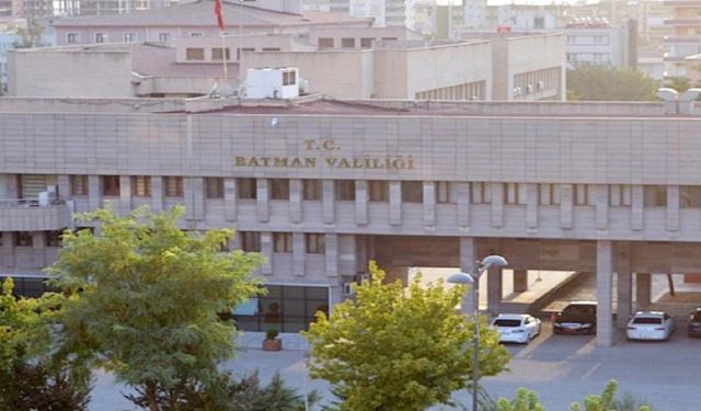 Batman Valiliği kent genelinde 10 gün süreyle her türlü eylem ve etkinliğe yasak getirdi