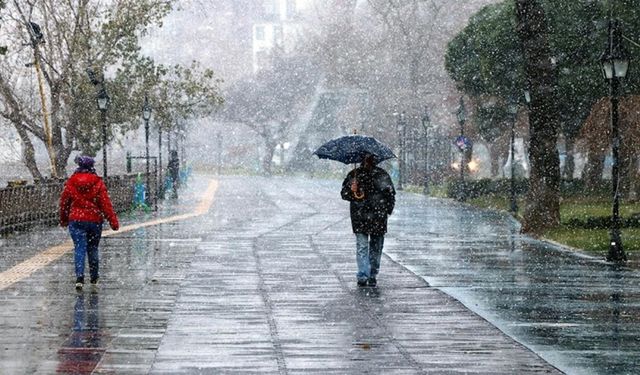 Doğu Anadolu'ya karla karışık yağmur uyarısı