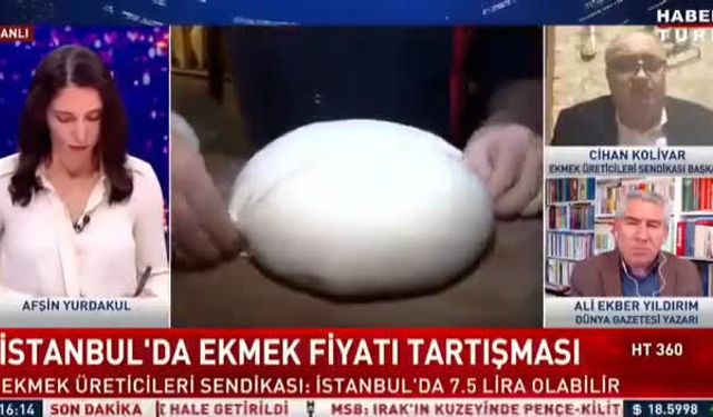 Dün televizyonda konuşan Ekmek Üreticileri Sendikası Başkanı Cihan Kolivar bugün gözaltına alındı