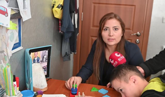 Yozgat’ta, örgün eğitimden yararlanamayan çocuklara evde eğitim veriliyor