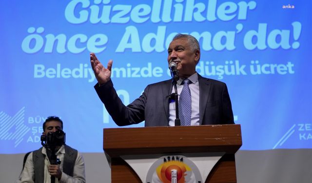 Adana Büyükşehir Belediyesi'nde sosyal haklarla birlikte en düşük ücret 10 bin 250 lira oldu